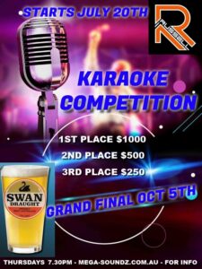 KARAOKE COMPETITION PERTH 2023